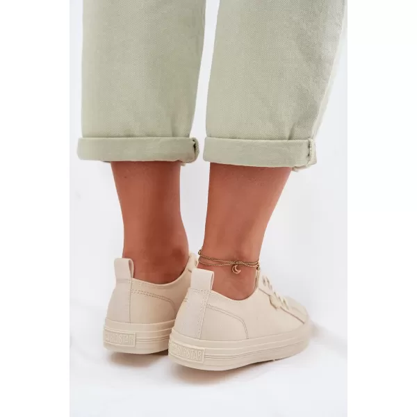  Dámske tenisky BIG STAR TT274818 BEIGE Big Star Shoes 