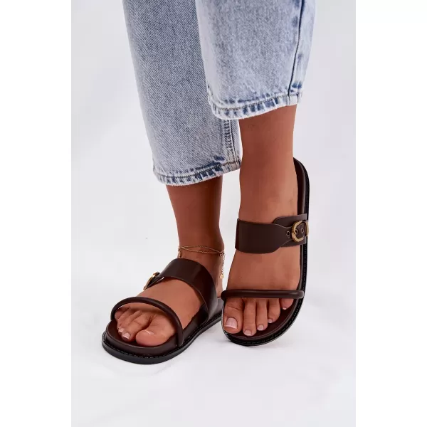 Dámske šľapky BOTO SARILISSE 41610 BROWN 