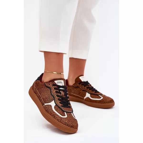  Dámske tenisky LOPEZ JUST DARE SS2D4016 BROWN/BEIGE Daniel Lopez Just Dare 