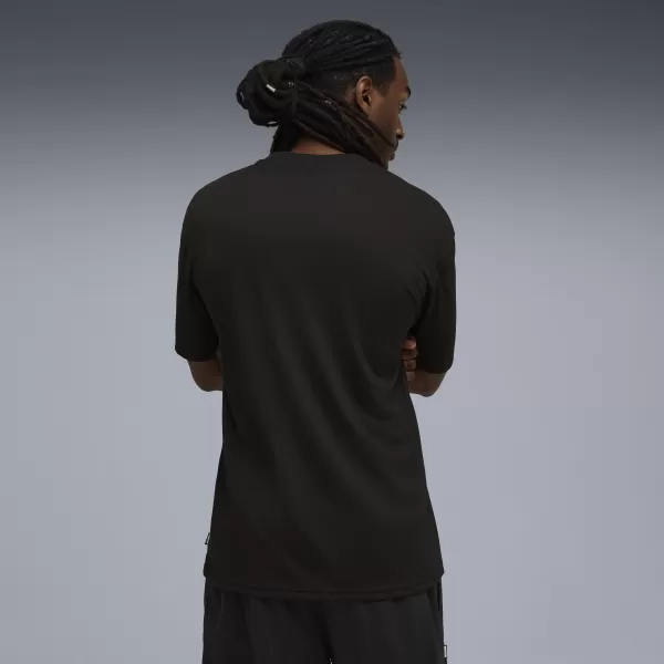  Pánske tričko PUMA HOOPAVERSE TEE 3 632891-02 PUMA ČIERNA 