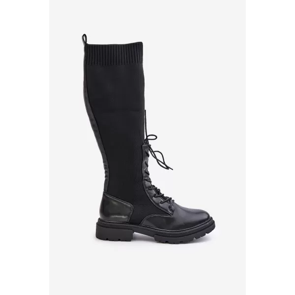  Dámske čižmy BOTO IRANEL 34803 BLACK 