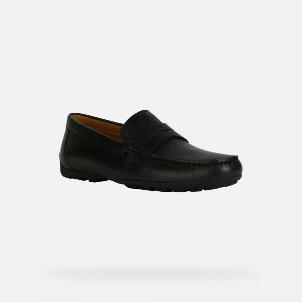  Pánske mokasíny GEOX KOSMOPOLIS + GRIP G002600 ČIERNA 