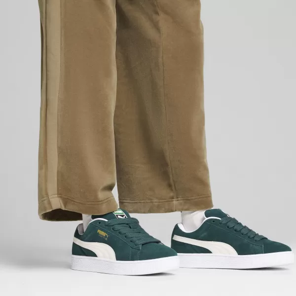  Topánky PUMA SUEDE XL 395205_21 DARK MYRTLE/WARM WHITE 