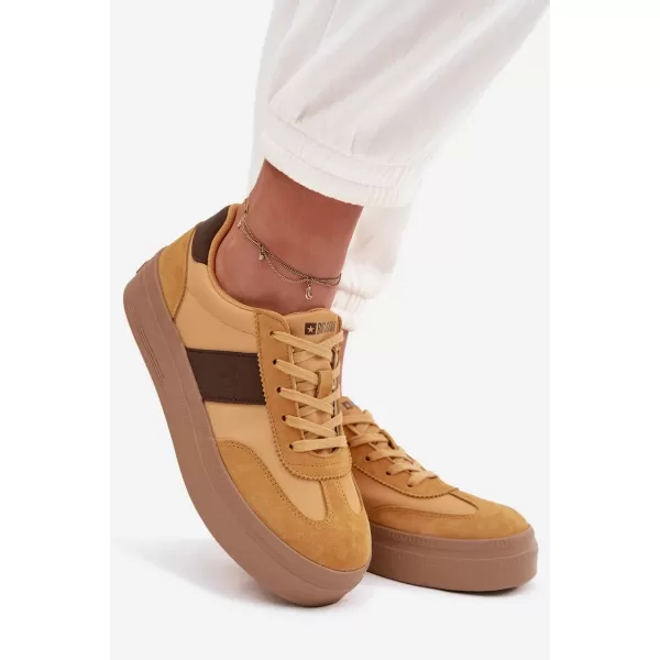  Dámske tenisky BIG STAR TT274166 YELLOW Big Star Shoes 