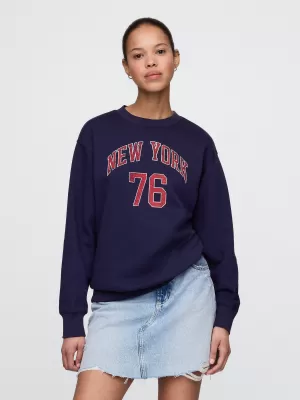 Dámska mikina GAP NEW YORK SWEATSHIRT 778455-00 NAVY UNIFORM