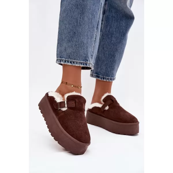  Dámske snehule BOTO JESSINA 40605 MARRON 