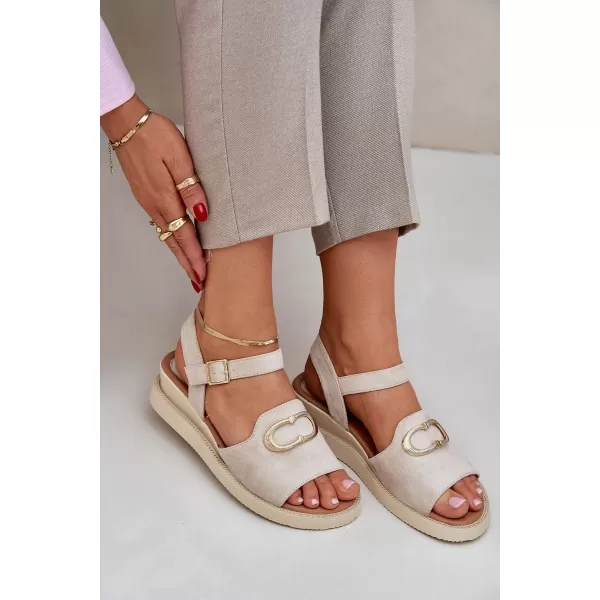  Dámske sandále BOTO SALIANES 35760 BEIGE 