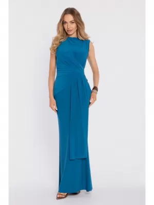 Dámske šaty MOE M913 OCEAN BLUE
