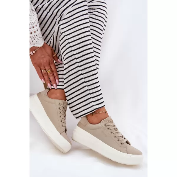  Dámske tenisky BIG STAR RR274465 BEIGE Big Star Shoes 