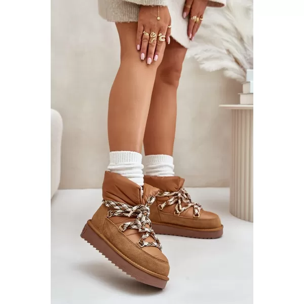  Dámske snehule D.FRANKLIN DFSH375003 TAN 