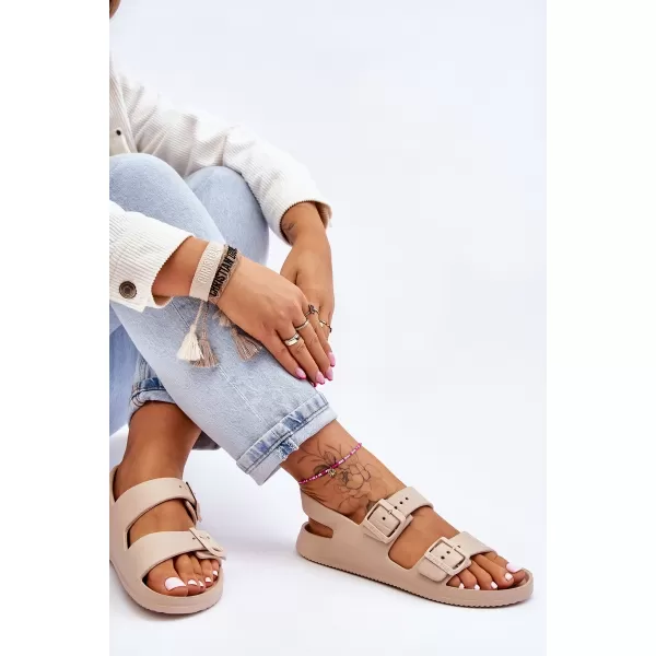  Dámske topánky BIG STAR LL274746 BEIGE Big Star Shoes 