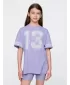 Detské tričko GAP TUNIC TEE 741015-00 WARM VIOLET