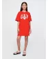 Detské šaty GAP LOGO DRESS 781767-00 POSTER RED