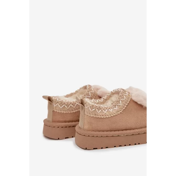  Detské snehule BOTO DAVEN 40657 BEIGE 