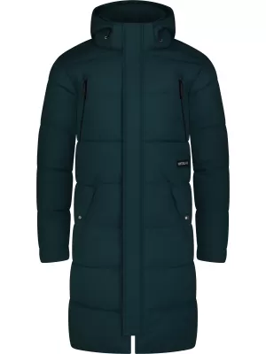 Pánsky zimný kabát NORDBLANC LOOM NBWJM8255 MODROZELENÁ