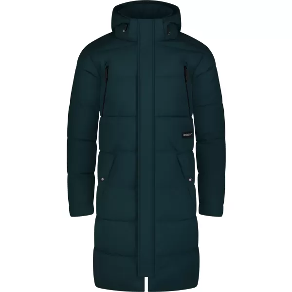  Pánsky zimný kabát NORDBLANC LOOM NBWJM8255 MODROZELENÁ 