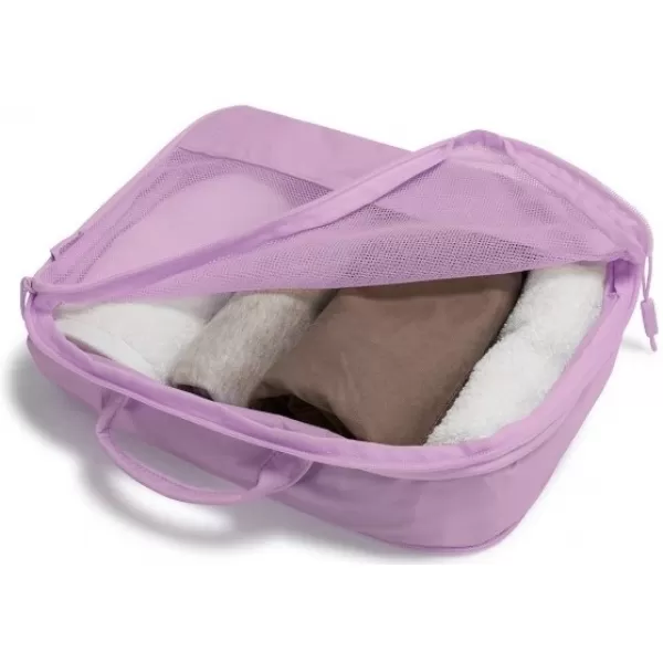  Kufor HEYS Ecotex Compression Packing Cube 4 Pc Set LILAC BLOSSOM 