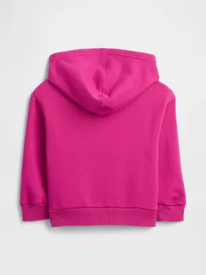 Detská mikina GAP LOGO PULLOVER HOODIE 793465-01 BRIGHT FUCHSIA
