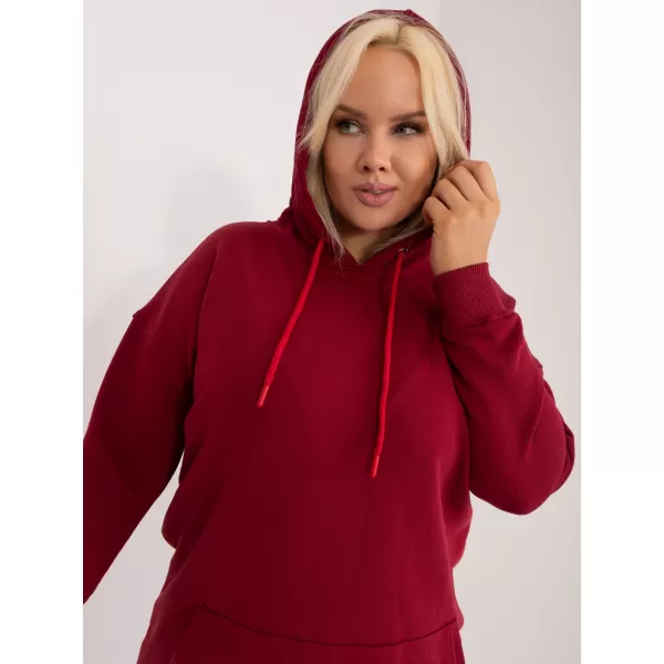 Dámska mikina BASIC FEEL GOOD RV-BL-6338.19X BURGUNDY 