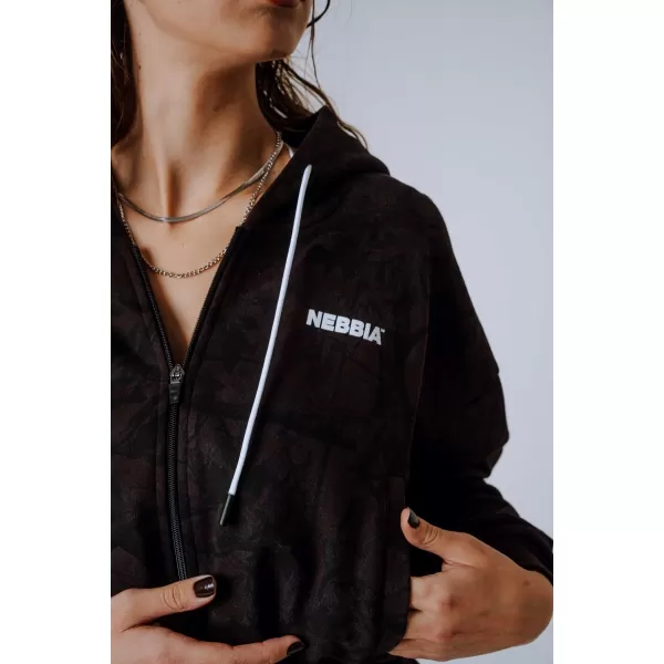  Mikina na zips POWER 895 DARK BROWN CAMO Nebbia 
