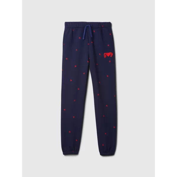  Detské tepláky GAP LOGO SWEATPANTS 645537-00 NAVY HEARTS 