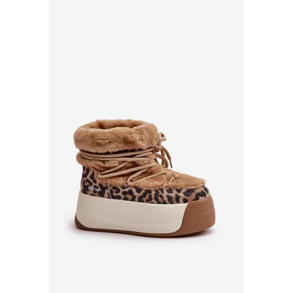  Dámske topánky BIG STAR OO274A207 BROWN/BEIGE Big Star Shoes 
