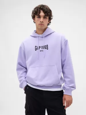 Pánska mikina GAP LOGO PULLOVER HOODIE 821291-00 ORCHID