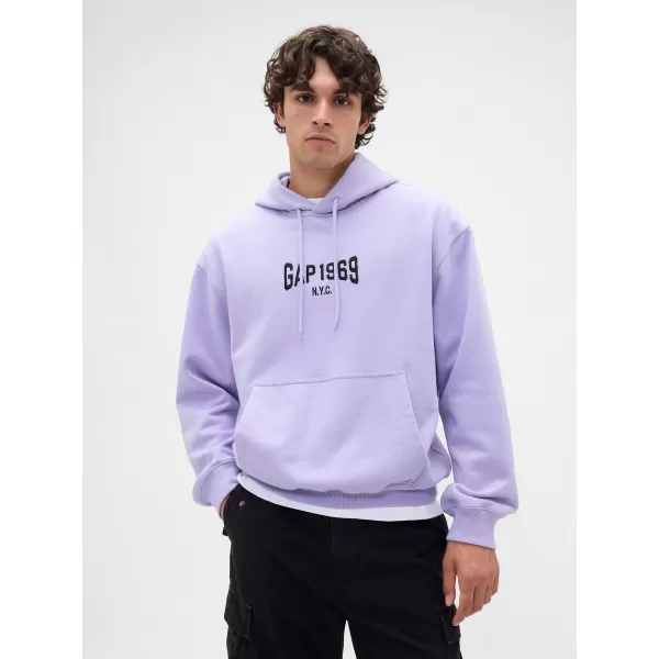 Pánska mikina GAP LOGO PULLOVER HOODIE 821291-00 ORCHID 