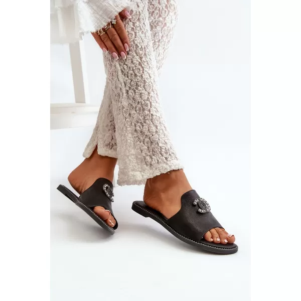  Dámske žabky S.BARSKI KV27-050 BLACK 