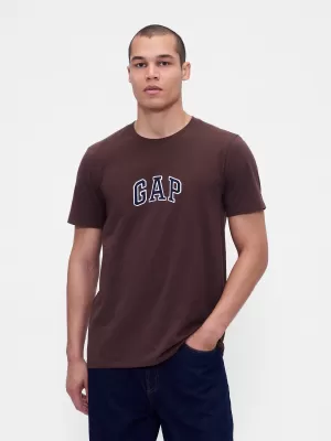 Pánske tričko GAP LOGO TEE 570044-44 WOODSY BROWN