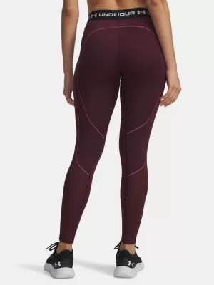 Dámske legíny UNDER ARMOUR UA COLDGEAR TEXTURED LEGGING 6003997-600 ČERVENÁ