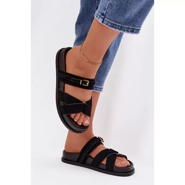  Dámske šľapky BOTO SELORINA 41592 BLACK 