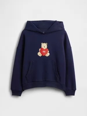 Detská mikina GAP LOGO HOODIE PULLOVER 847141-01 NAVY UNIFORM