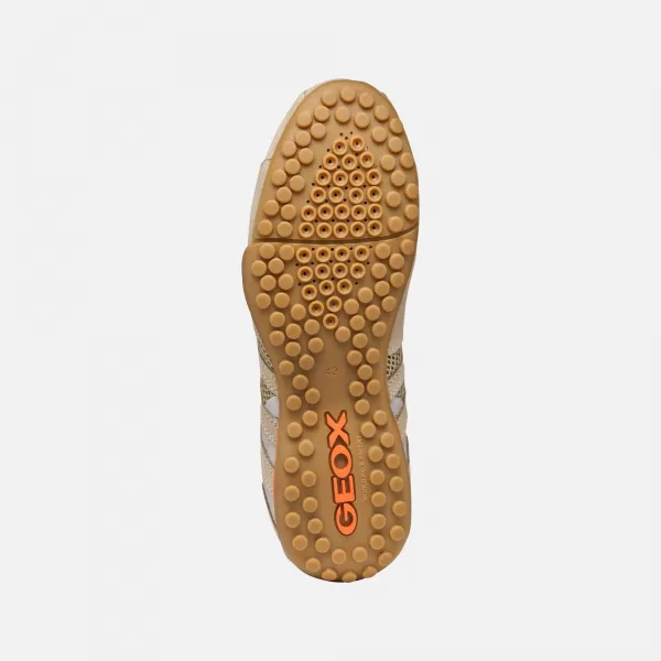  Pánske tenisky GEOX SNAKE ORIGINAL G002963 BÉŽOVÁ 