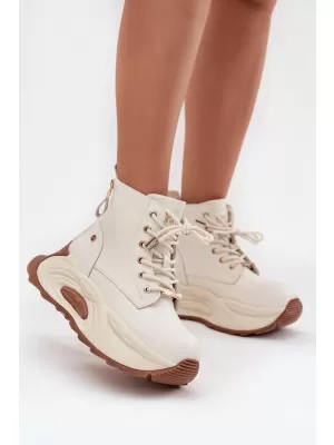 Dámske topánky GOE SS2N4300 BEIGE