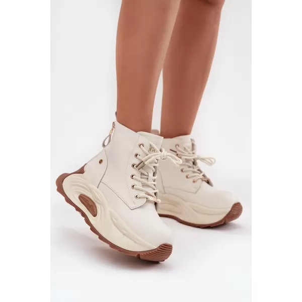  Dámske topánky GOE SS2N4300 BEIGE 