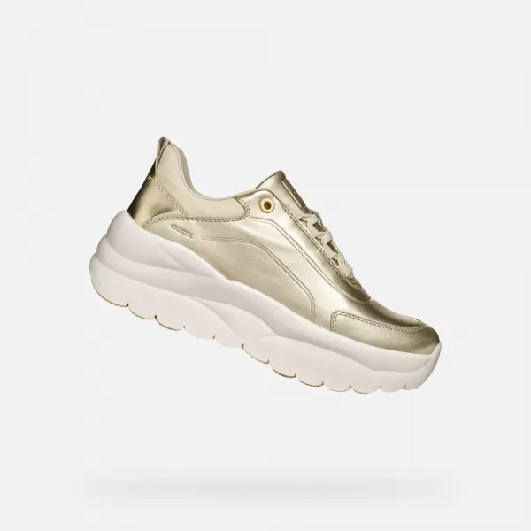  Dámske tenisky GEOX XTROS G012866 ZLATÁ 