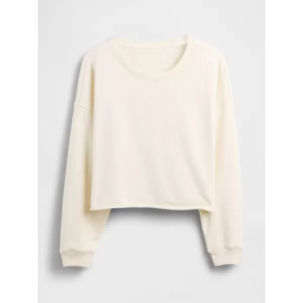  Dámska mikina GAP LOGO SWEATSHIRT 799277-02 WHITE SAIL 
