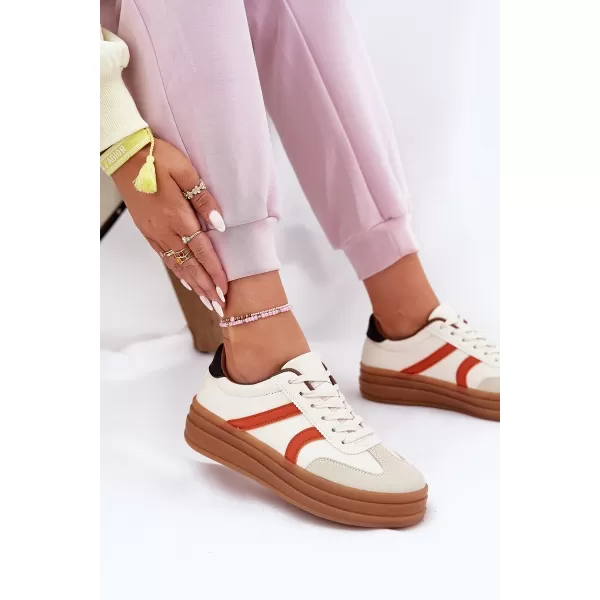 Dámske tenisky EVENTO TOLIANNA BEIGE/ORANGE 