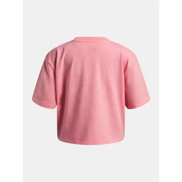  Dievčenské tričko UNDER ARMOUR UA G RIVAL WASH SS 6011673-600 RUŽOVÁ 