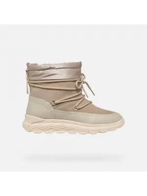 Dámske členkové čižmy GEOX SPHERICA 4X4 ABX G004652 BÉŽOVÁ