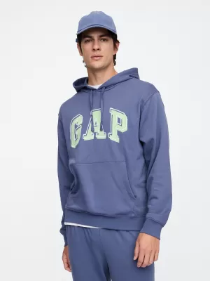 Pánska mikina GAP HERITAGE LOGO PULLOVER HOODIE 868460-06 QUIET BLUE