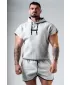 Tréningový handrový top HERO 297 LIGHT GRY Nebbia