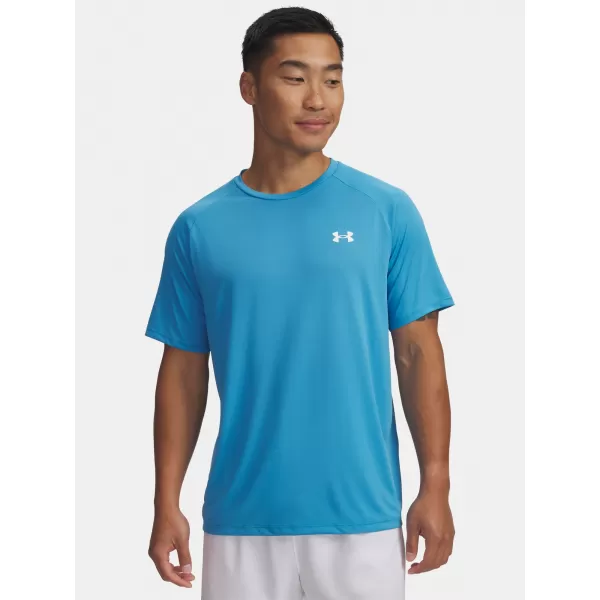  Pánske tričko UNDER ARMOUR UA TECH 2.0 SS TEE MODRÁ 