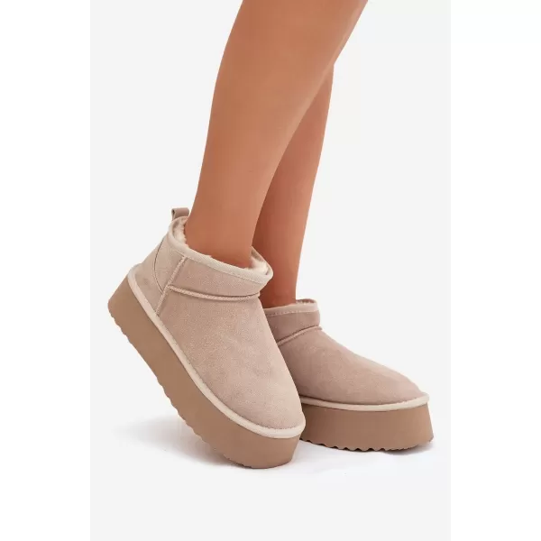  Dámske snehule BOTO MAIRENE 41122 BEIGE 