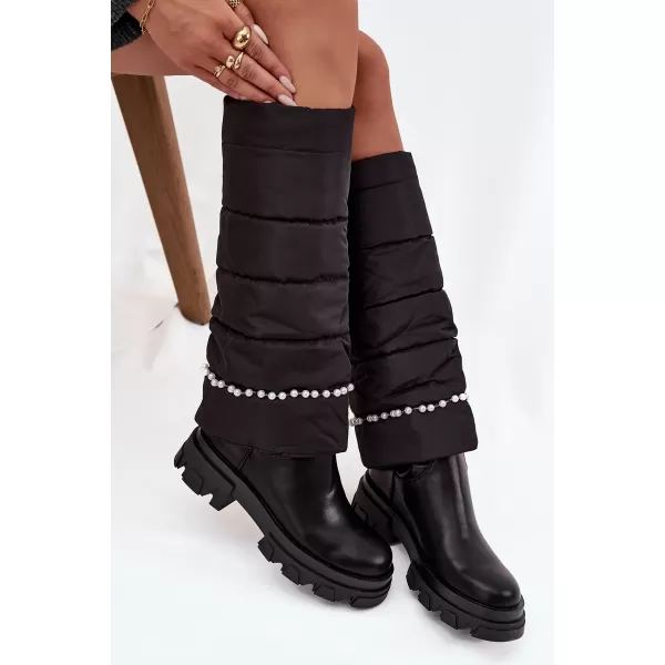  Dámske čižmy BOTO IRVETTE 40092 BLACK 