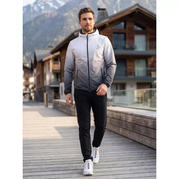  Pánska softshellová bunda premium ALTISPORT VOJ/ALM126JACK01 ČIERNOBIELA 