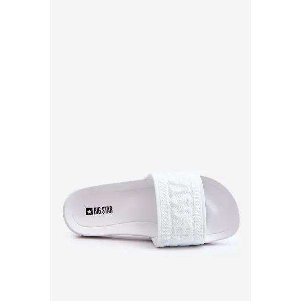  Dámske šľapky BIG STAR LL274A159 WHITE Big Star Shoes 