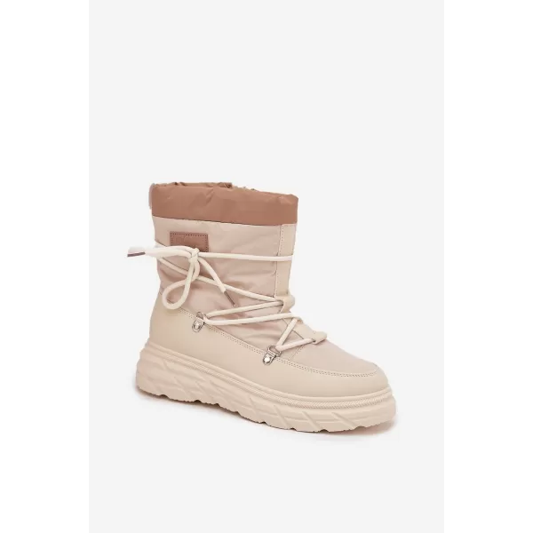  Dámske zimné topánky LEE COOPER LCJ-25-44-3931 BEIGE 