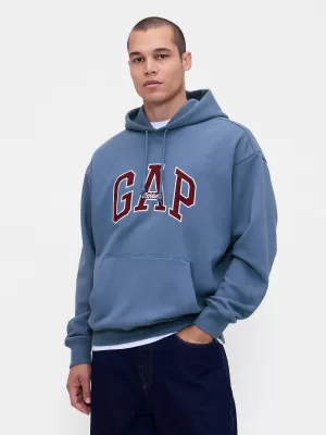 Pánska mikina GAP LOGO PULLOVER HOODIE 781237-01 CORNFLOWER